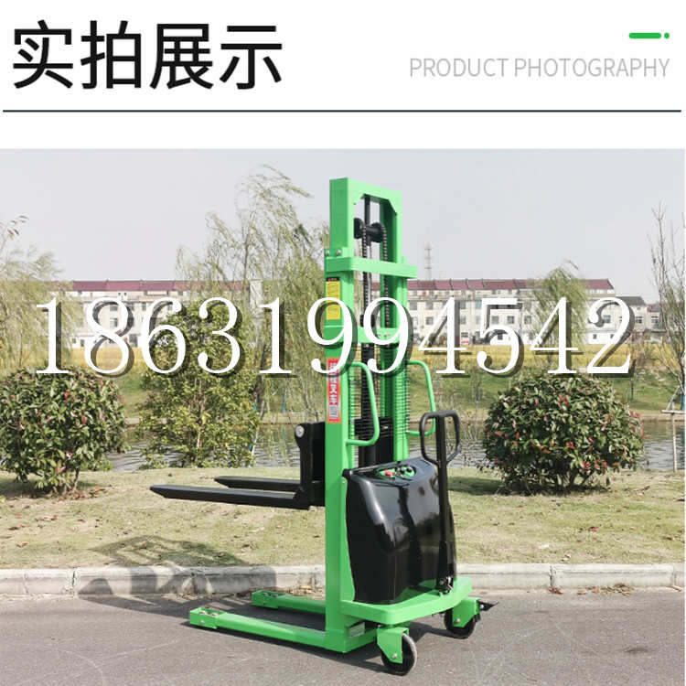 色尼区电动叉车堆高车液压铲车电瓶1吨2吨站驾步行式小型全自动叉车